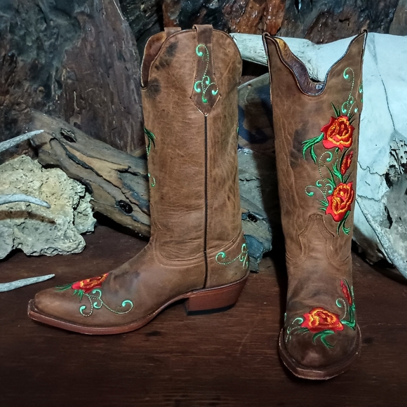 Johnny Ringo cowboy boots Size 7B - Picture 6 of 10